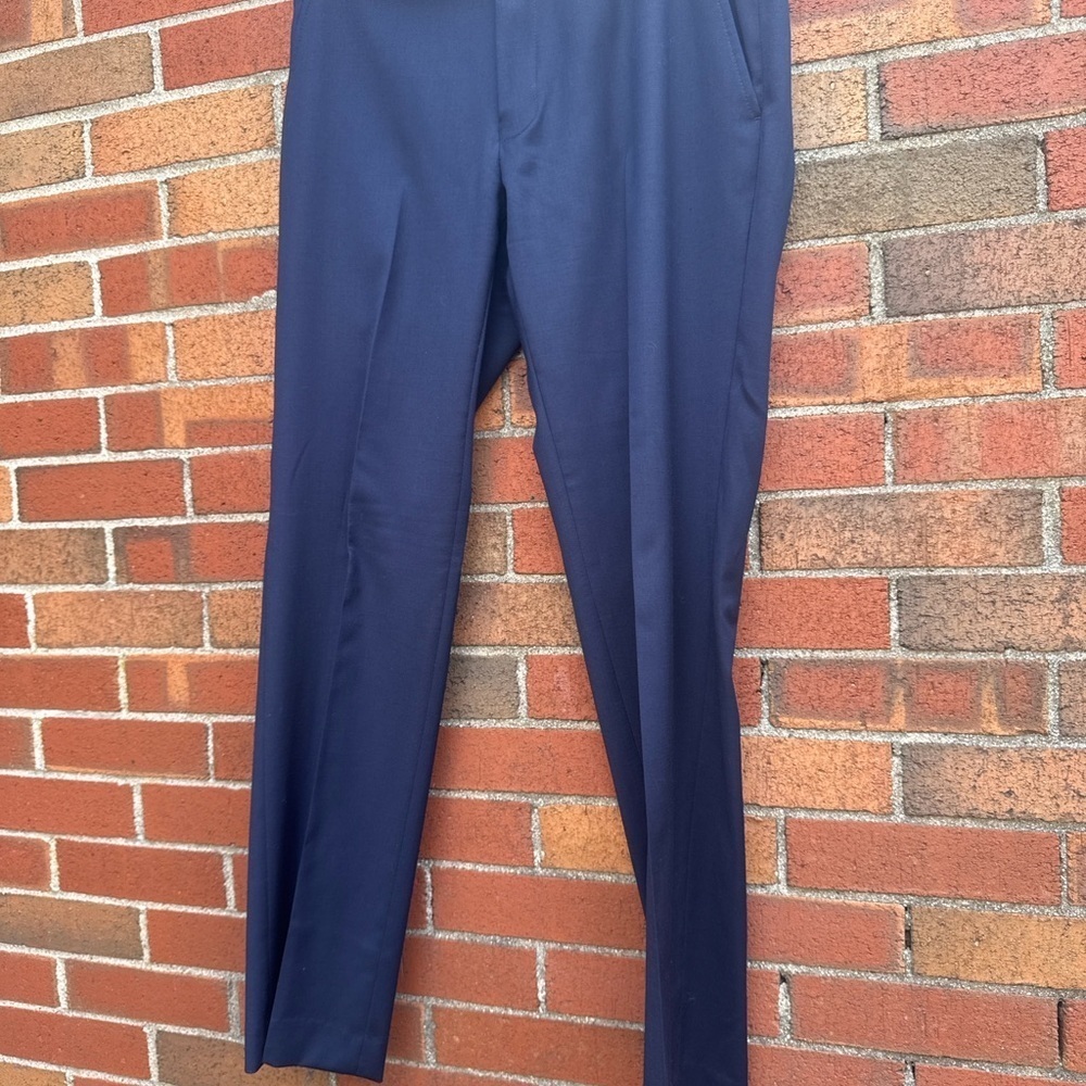 Tommy Hilfiger Men's Deep Blue Dress Pants